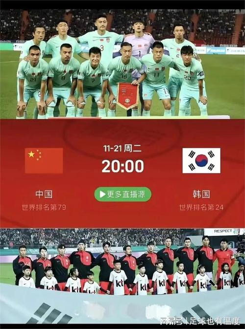 中韩足球赛直播