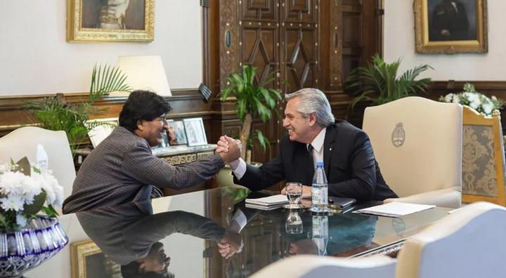 玻利维亚总统访问阿根廷