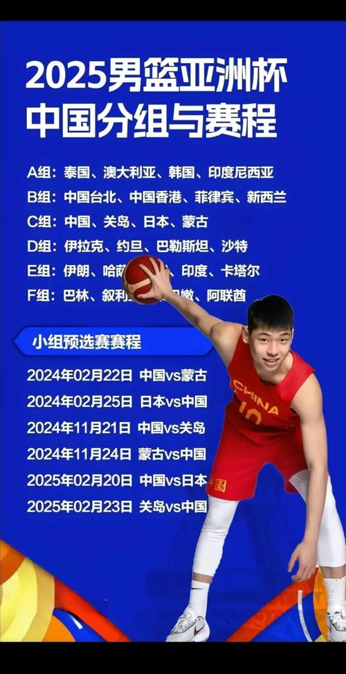 亚洲杯男篮赛程2022的相关图片